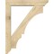 Ekena Millwork Balboa Slat Rough Sawn Bracket w/ Offset Brace, Douglas Fir, 6"W x 32"D x 40"H BKT0604X32X40BOA06RDF - alternate 4